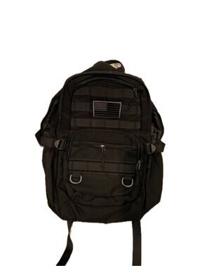 Wotony Black Tactical Backpack Small 21L